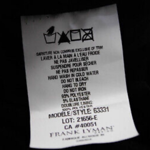 Frank Lyman Size 10 Metallic Knit Draped Cowl Sheath Dress Gold - Picture 11 of 11